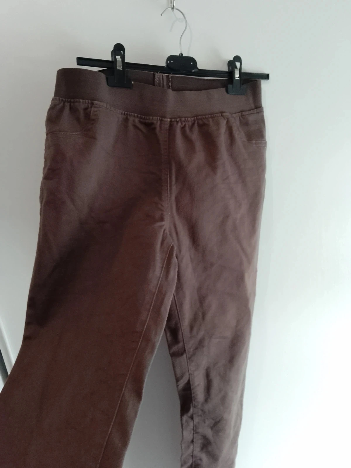 Chocolate color 42 elasticated jeans – photo 2